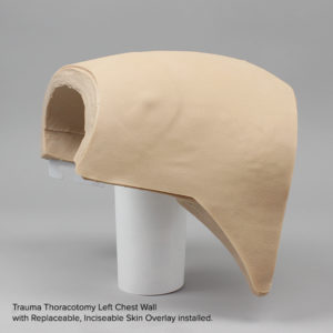 Replacement Left Chest Wall for Trauma Thoracotomy Trainer